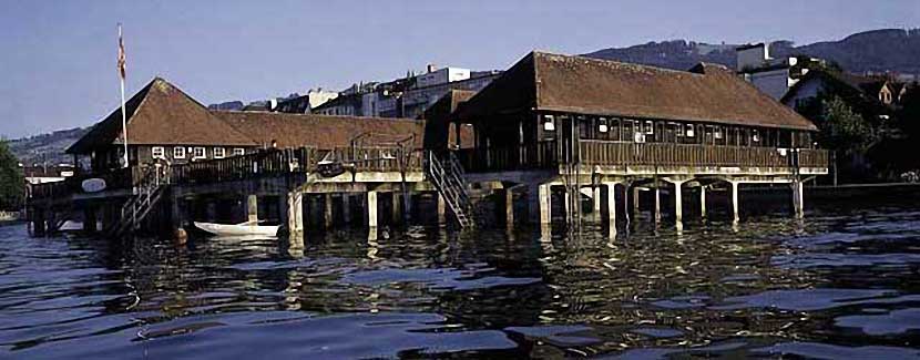 Foto: Ostschweiz Tourismus – Badehütte vor Rorschach