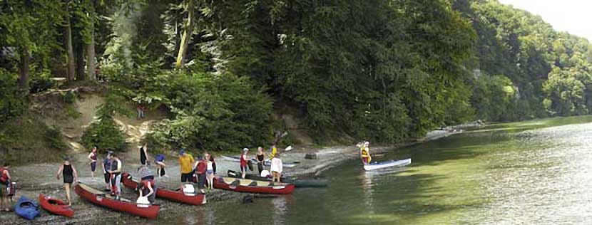 Foto: Tourist Info Bodman-Ludwigshafen – mit dem Kanu zur Marienschlucht