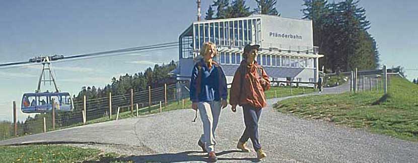 Foto: Pfänderbahn AG - Wandern auf dem Pfänderrücken