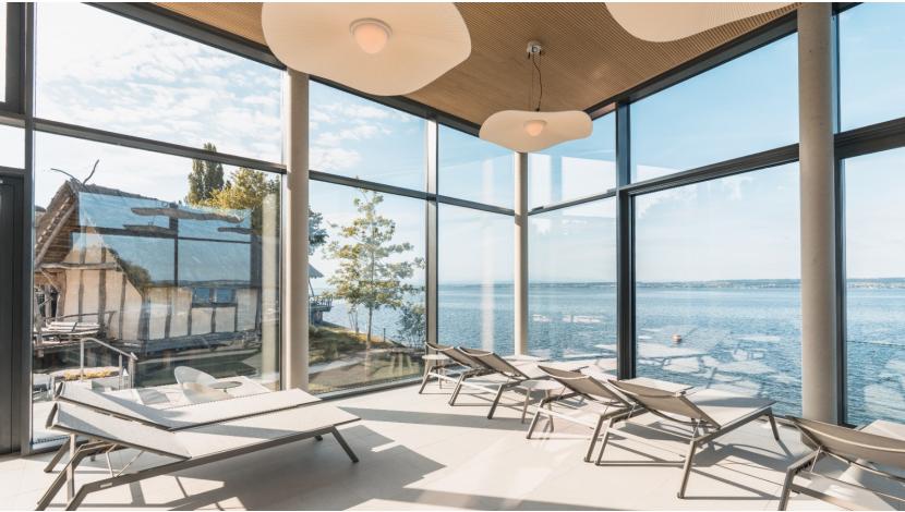 Meersburg Therme – Panoramablick auf See und Alpen